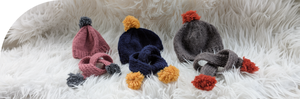 Bonnets et écharpes Poupée Paola Reina